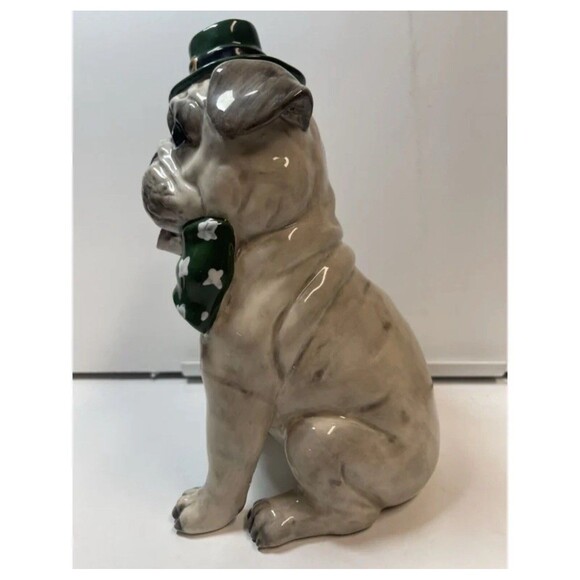 Blue Sky Clayworks 2021 St Patrick’s Day Irish Dog Figurine (Sm Chip) - Picture 2 of 8